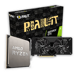 image produit  Pack R5-5600X MPK + GTX 1660 6Go Cybertek