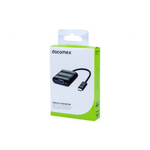Connectique PC Dacomex Adaptateur USB3.1 C vers VGA Femelle