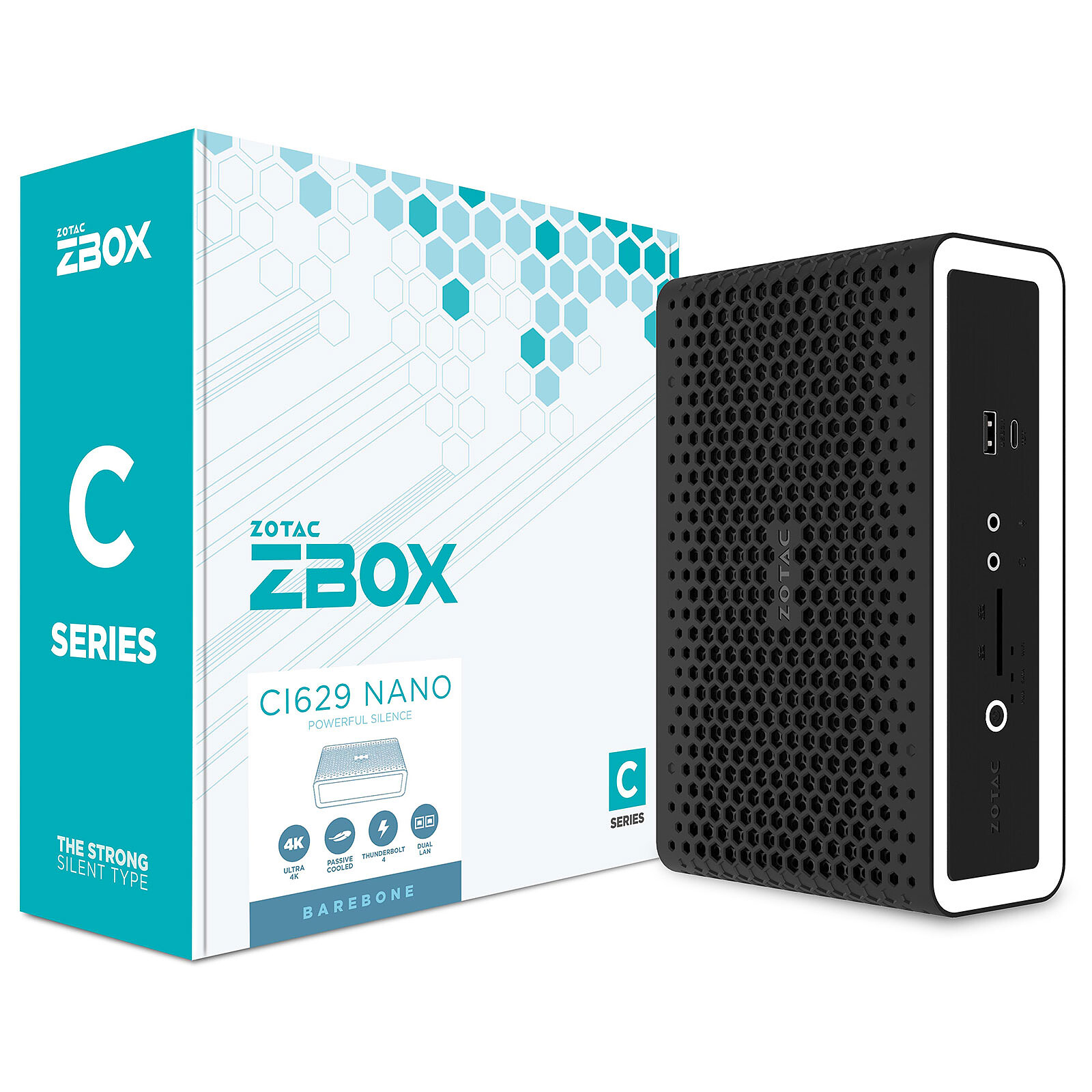 ZOTAC ZBOX NANO FANLESS i3-1315U/SoDDR5/M.2/WIFI/BT BLK - Barebone et Mini-PC - 0