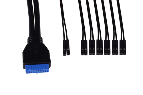 Alphacool Front I/O-Panel avec USB 3.0 pour Rack 1U (25057) - Achat / Vente Réseau divers sur Cybertek.fr - 4