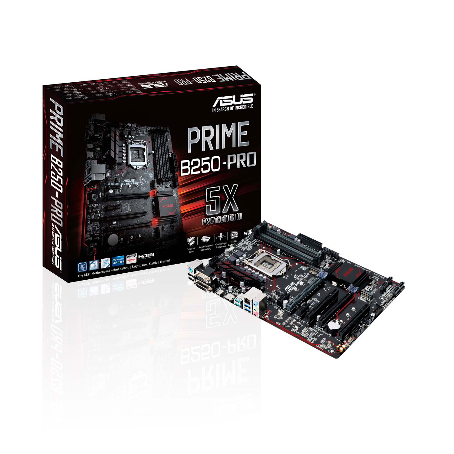 Asus PRIME B250 PRO ATX  - Carte mère Asus - Cybertek.fr - 0