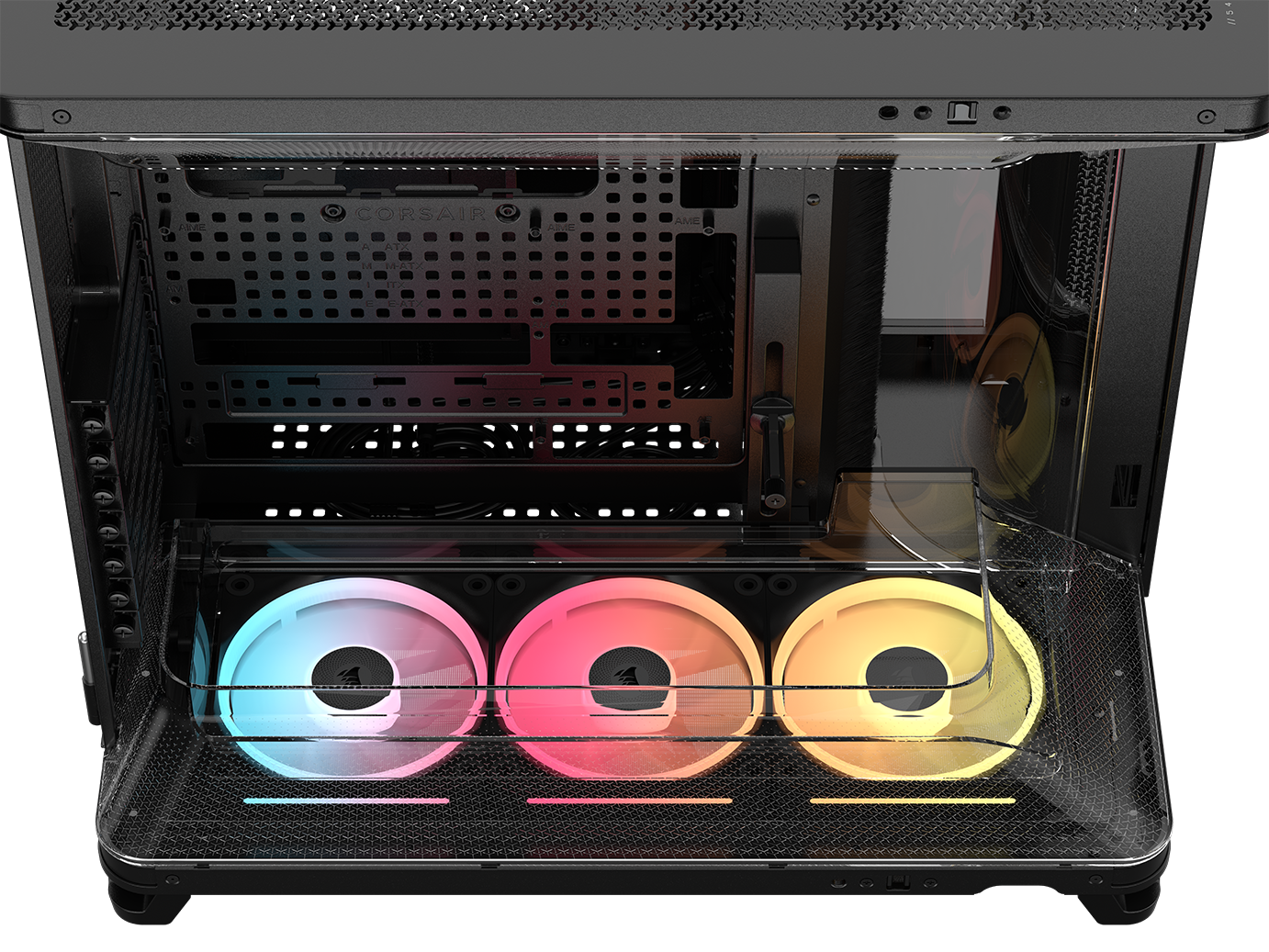 Corsair Air 5400 LX-R RGB Link Noir Noir - Boîtier PC Corsair - 7