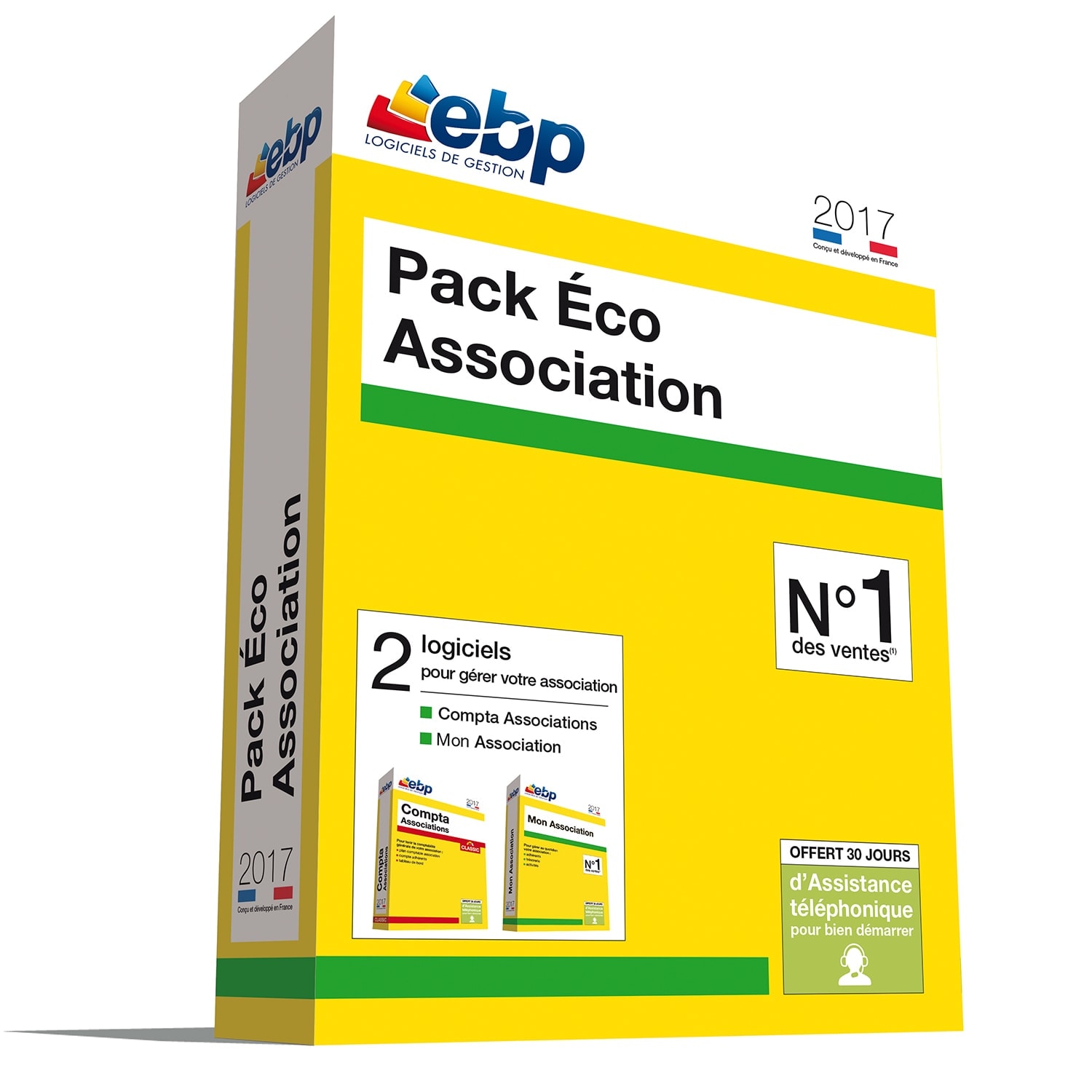 EBP Pack Eco Association 2017 - Logiciel application - Cybertek.fr - 0