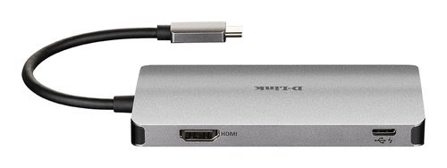 D-Link 6 Ports - USB-C vers HDMI/USB/USB-C/microSD/SD - Hub - 2