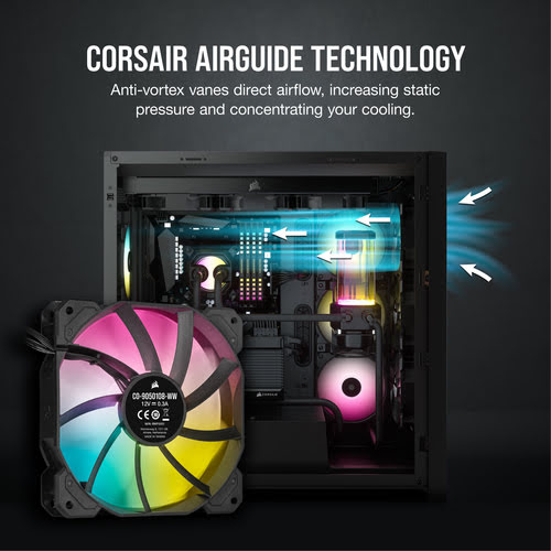 Corsair iCUE SP120 Elite Performance (x3) - Ventilateur boîtier - 4