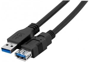 Câble USB3.0 rallonge Mâle-Femelle 1.80m - Connectique PC - 0