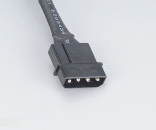 Cable rallonge  molex 4 pin 30 cm - Connectique PC - Cybertek.fr - 1