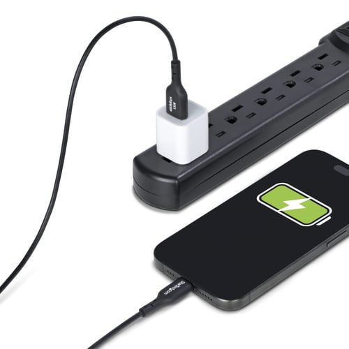 Câble USB-A vers USB-C mâle/mâle - 3m - Noir - Connectique PC - 5