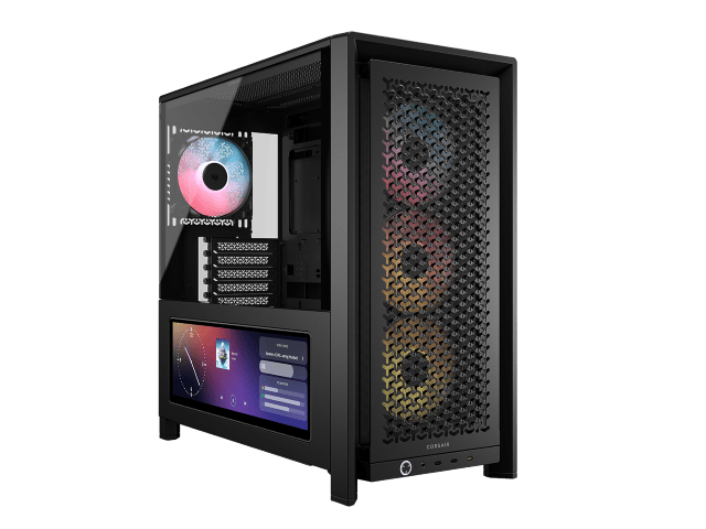 Corsair FRAME 4000D LCD RS ARGB Noir Noir - Boîtier PC Corsair - 0