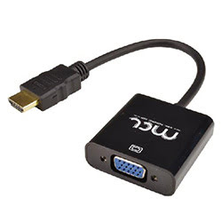 Adapt. HDMI Male/VGA Femelle (HD15) monobloc