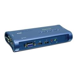 image produit TrendNet TK-409K - KVM Commut. 4 ports USB+Audio+Cable Cybertek