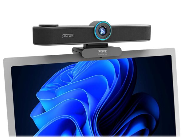 Port Caméra de conférence 4K UHD/Noir - Webcam - Cybertek.fr - 1