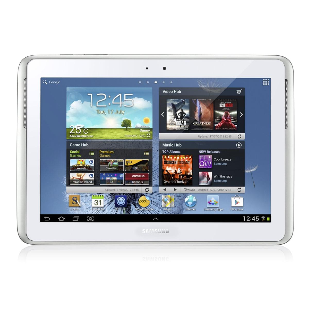 Samsung Galaxy Note 10.1 N8010ZWAXEF -Blanc/16Go/10.1"/ICS - 0