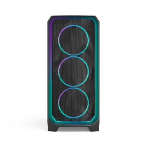 Fractal Design Meshify 3 Ambience Pro RGB Noir TG-MT/SsAlim/E-ATX Noir - Boîtier PC - 3