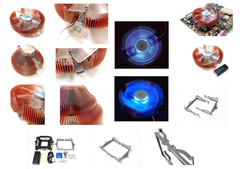 Zalman CNPS7500-CULED SK775/754/939/940/AM2 - Ventilateur CPU - 0