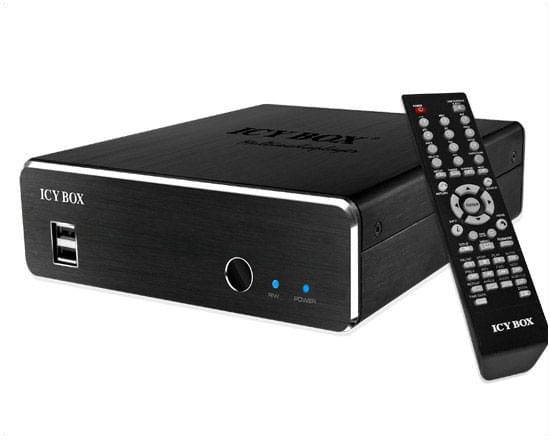 Mediaplayer FullHD DD SATA 3.5" RJ45 - IB-MP309HW - Cybertek.fr - 0