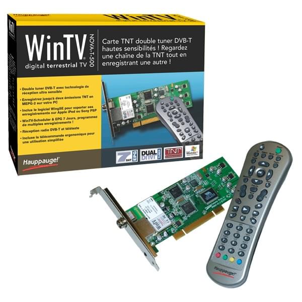 WinTV Nova TD 500 HD (Double Tuner TNT) - Tuner TNT Hauppauge - 0