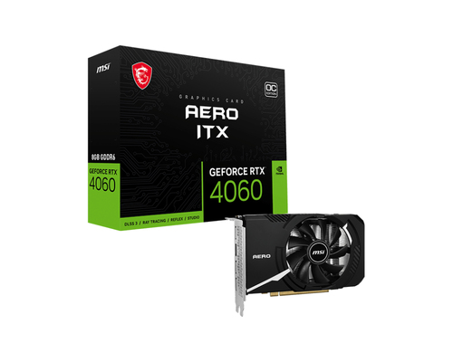 image produit MSI GeForce RTX 4060 AERO ITX 8G OC Cybertek