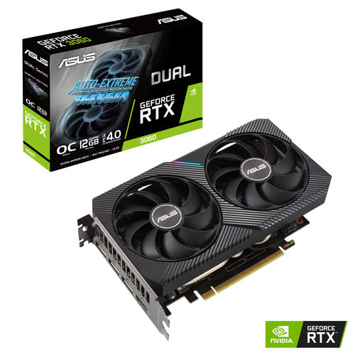 Asus DUAL-RTX3060-O12G-V2 LHR  - Carte graphique Asus - 0