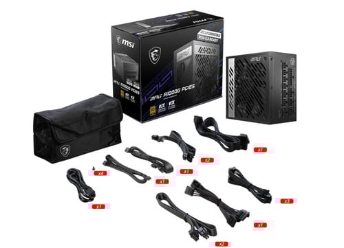 MSI 80+ Gold FM (1000W) - Alimentation MSI - Cybertek.fr - 4