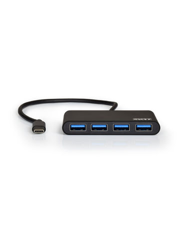 Port USB-C 4 ports USB 3.0 - Hub Port - Cybertek.fr - 0