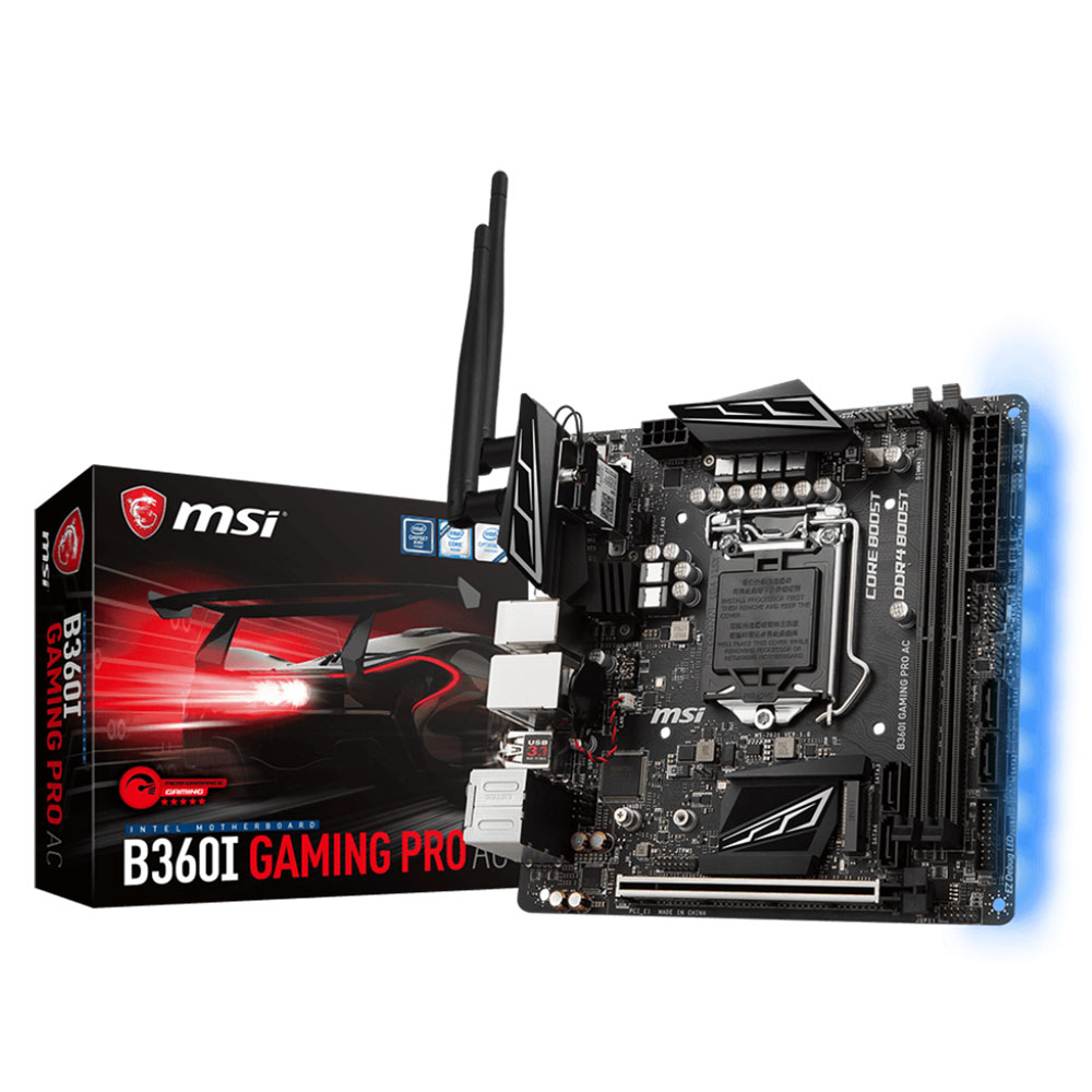 MSI B360I GAMING PRO AC - B360/1151(2017)/DDR4/ITX (B360I GAMING PRO AC ...
