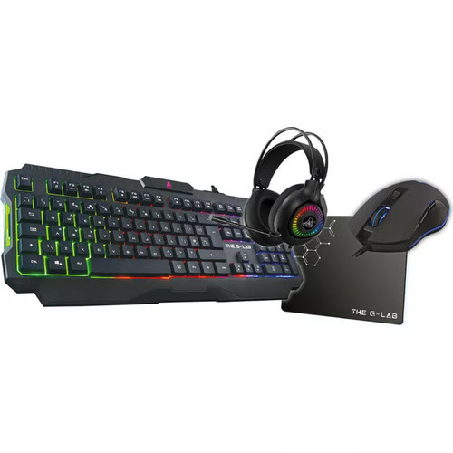 The G-LAB Combo Actinium bundle 4 en 1 RGB (COMBO-ACTINIUM/FR) - Achat / Vente Pack Peripheriques sur Cybertek.fr - 0