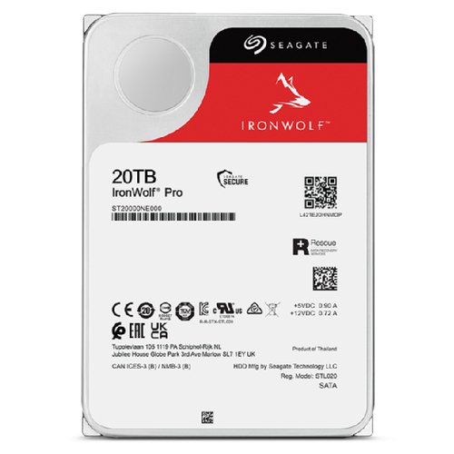 Seagate ST20000NE000  7200 Tr/min - Disque dur 3.5" interne - 3