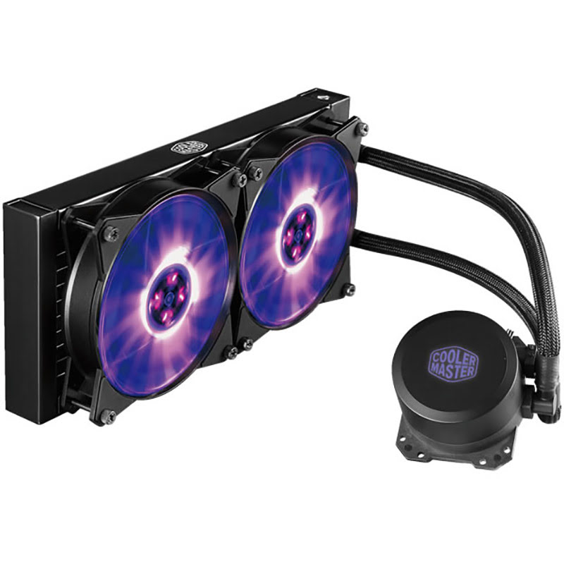 Cooler Master Masterliquid Ml240l Rgb Vs Dark Rock Pro 4 Cooler Master MasterLiquid ML240L RGB - Watercooling