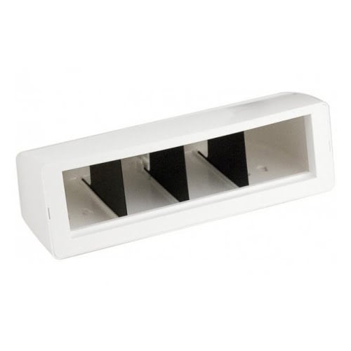 Cybertek Boitier vide pour 4 plastrons 45x45 (753501) - Achat / Vente Réseau divers sur Cybertek.fr - 0