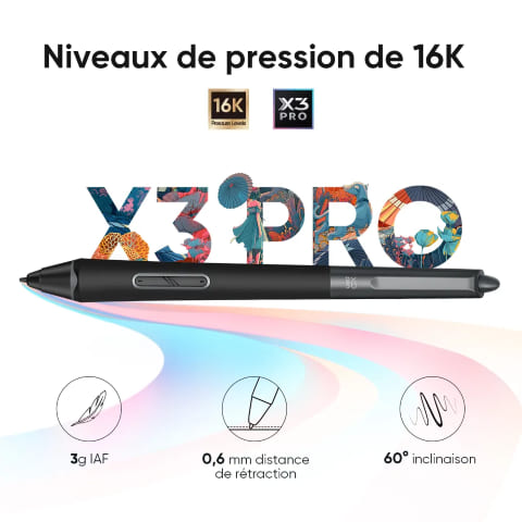 XPPEN Deco Pro XLW Gen 2/5080LPI/15"/Noir - Tablette graphique - 3
