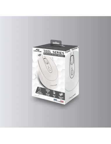 Advance Feel Wireless Blanche - Souris PC Advance - Cybertek.fr - 4