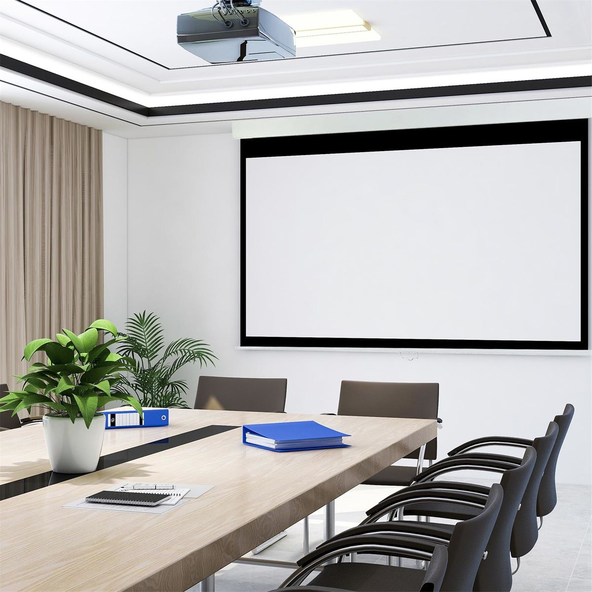 Kimex International Ecran de projection manuel 2.4x1.8m 4:3 (041-3405) - Achat / Vente Accessoires vidéoprojecteur sur Cybertek.fr - 7