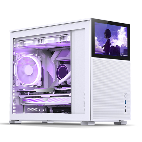 Jonsbo D31 Mesh Blanc Screen Blanc - Boîtier PC Jonsbo - 0