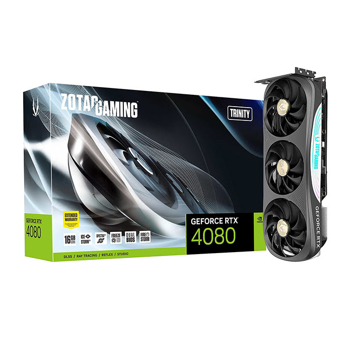 ZOTAC Gaming GeForce RTX 4080 16GB Trinity - Carte graphique - 0