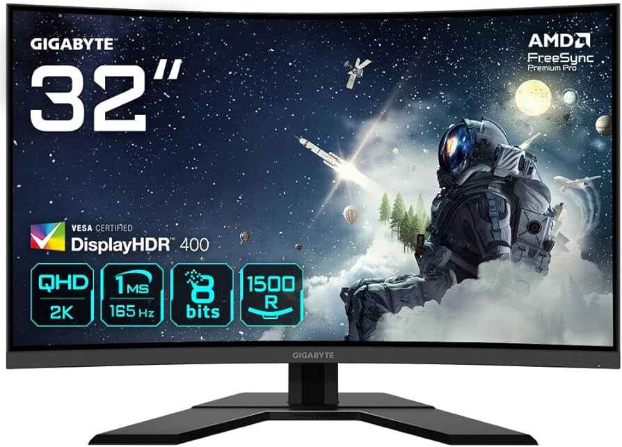 Logitech Volant G920 + Moniteur Gigabyte G32Q (941-000123 / G32QC A-EK3) - Achat / Vente Pack Simracing sur Cybertek.fr - 2