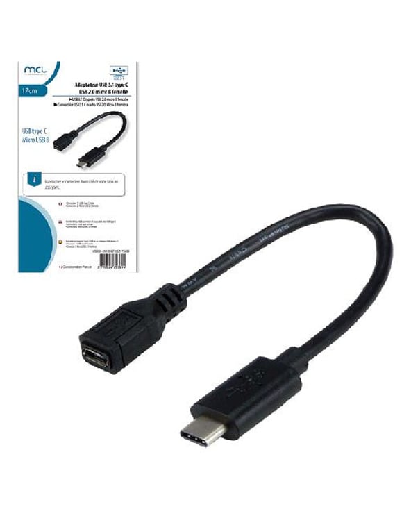 Adaptateur USB-C / Micro-USB B Femelle# - Connectique PC - 0