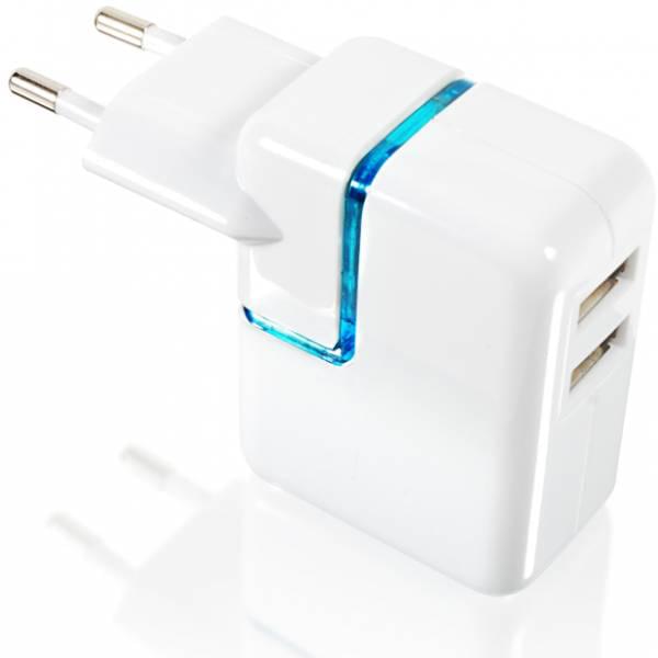 Chargeur secteur universel 4xUSB - 1000mA -  Bluestork - 0