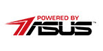 PC Gamer Hyper ROG - Power by ASUS logo Powered By Asus