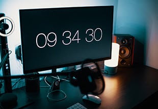 Setup PC bureau avec nécessaire streaming