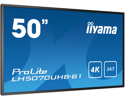 Iiyama LH5070UHB-B1 (LH5070UHB-B1) - Achat / Vente Affichage dynamique sur Cybertek.fr - 3