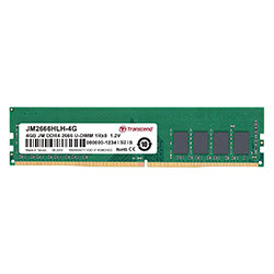 image produit Transcend 4Go (1x4Go) DDR4 2666MHz Cybertek