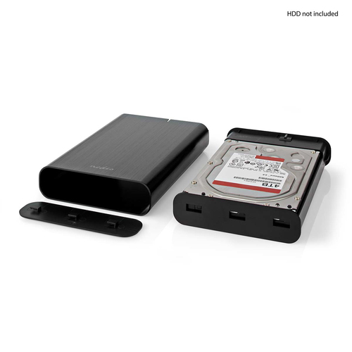 Nedis USB 3.1 pour HDD 3.5" SATA et SDD - Boîtier externe - 9