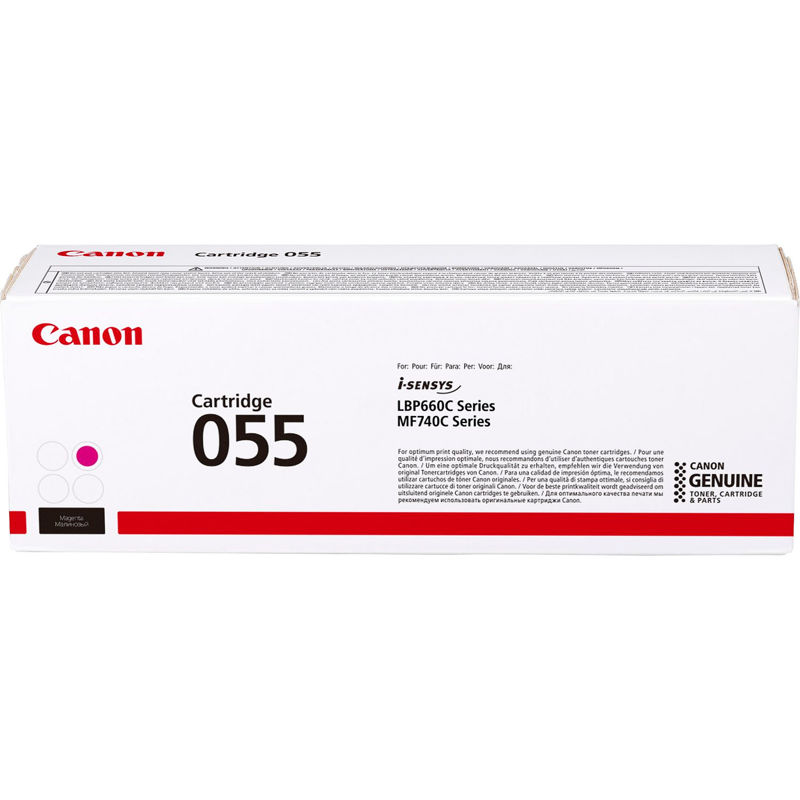 Cartouche 055 Magenta 2100 p - 3014C002 pour imprimante Laser Canon - 1