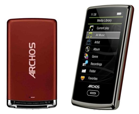 Archos Archos 3 Vision 8Go Rouge - Serveur NAS Archos - 0