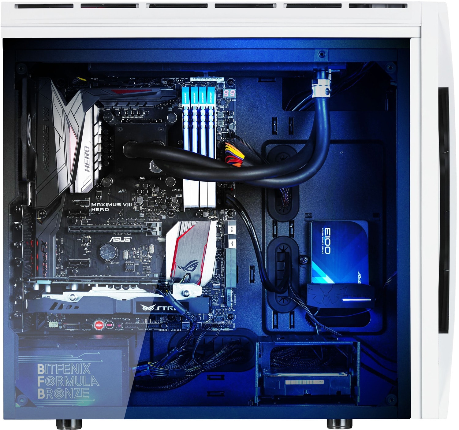 BitFenix Aurora White Window Blanc - Boîtier PC BitFenix - 3