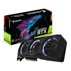 image produit Gigabyte GeForce Aorus RTX 3060Ti ELITE 8G V2 (LHR)-Seconde Vie-Très Bon Etat Cybertek