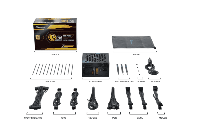 Seasonic 80+ Gold (650W) - Alimentation Seasonic - Cybertek.fr - 1