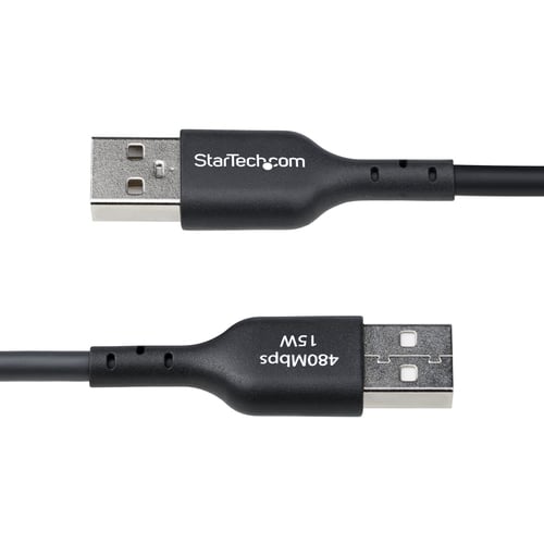 Câble USB-A vers USB-C mâle/mâle - 3m - Noir - Connectique PC - 2