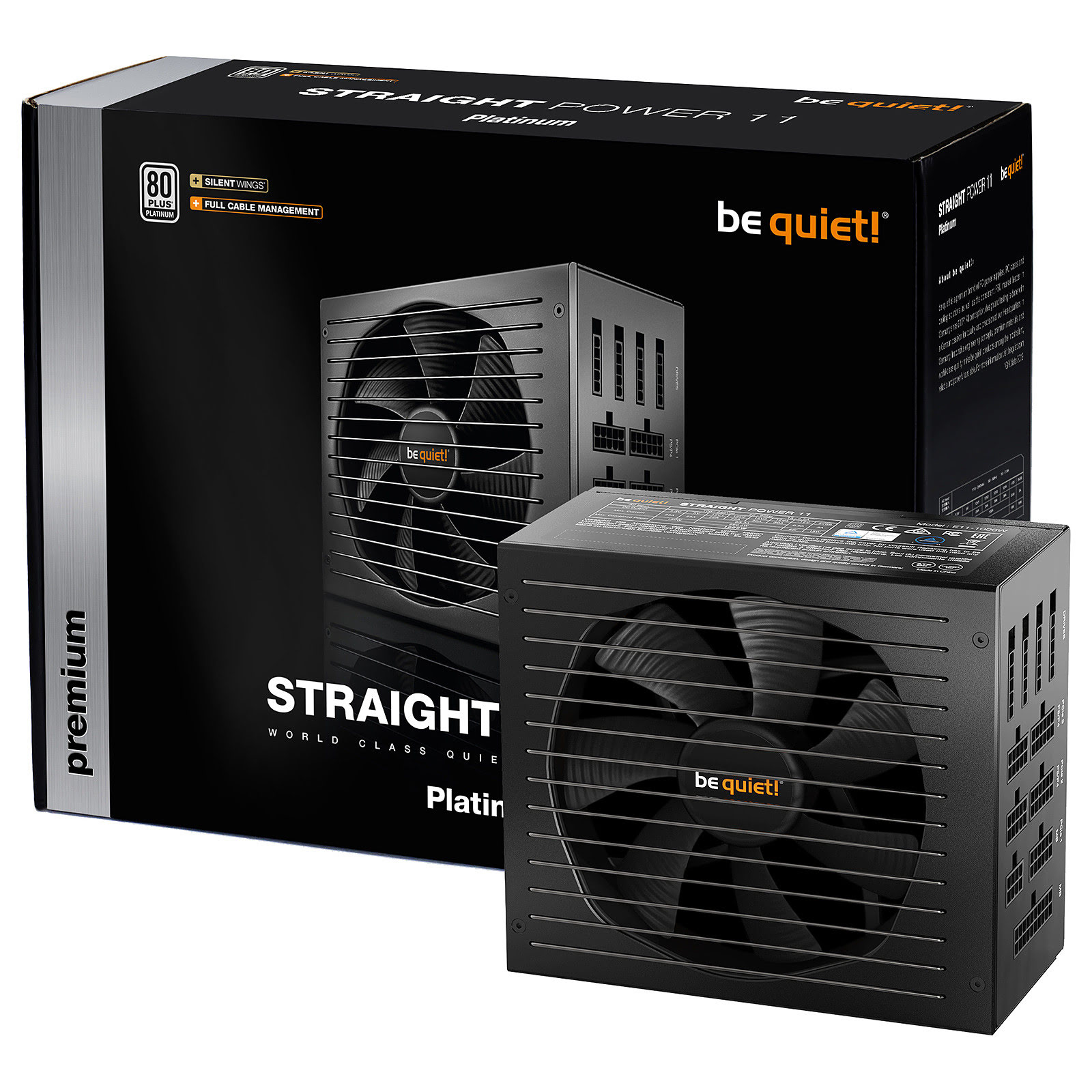 Be Quiet! Straight Power 11 80+ PLAT (1200W) - Alimentation - 0